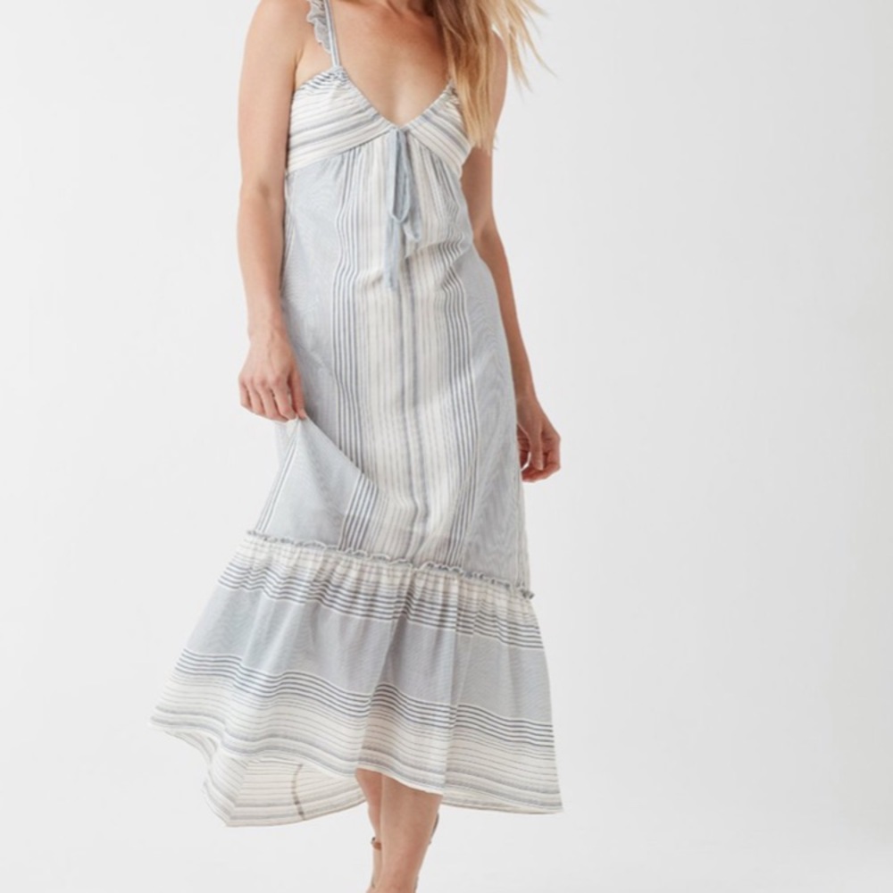 New with tags splendid tulum striped tie dress
